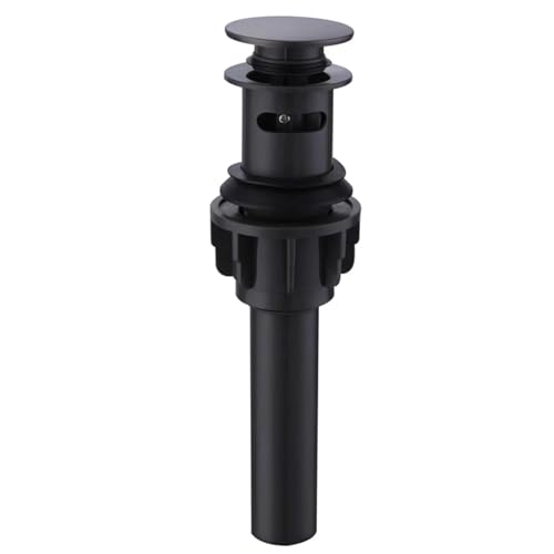 Abflüsse für Waschbecken, mattschwarz, D47D von XVL