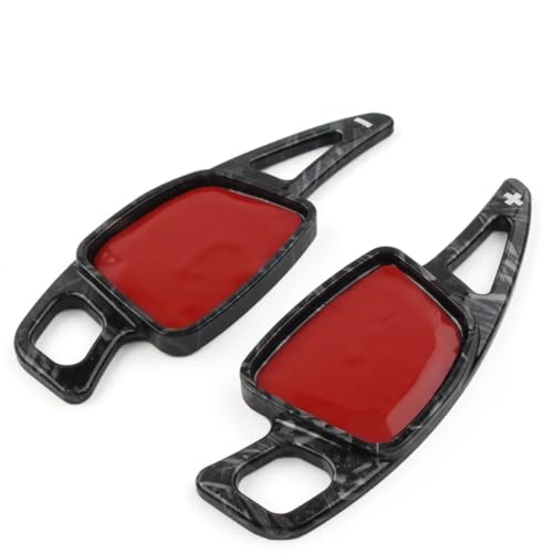 XVMKFCF Schaltwippen Kompatibel Mit A4 Für S5 2020 2021 2022; Für S4 A5 B9 Facelift 2020 2021 Auto Lenkrad Shift Paddle Shifter Verlängerung Quick Shift Zubehör(Forged Pattern) von XVMKFCF