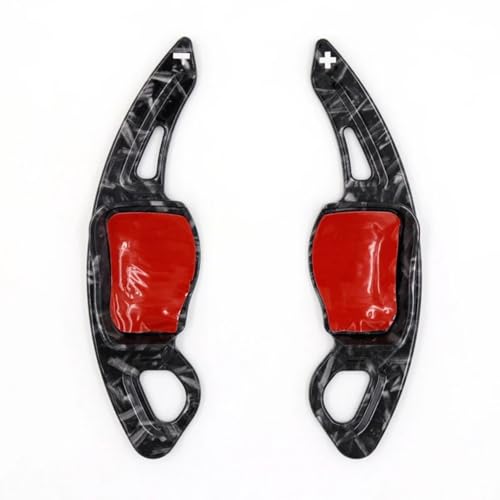 XVMKFCF Schaltwippen Kompatibel Mit Vw Für Golf Mk6 Für J&etta SportWagen 2008 2009 2010 2011 2012 2013 Auto Wheel Shift Paddle Extension Shifters(Forged Carbon) von XVMKFCF