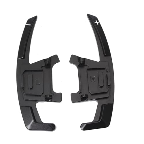 XVMKFCF Schaltwippen Kompatibel Mit Vw Für Polo Für Gti 2019 2X Paddles Shifter Extension Ersatz Lenkrad Shift Paddle Shifter(Black) von XVMKFCF