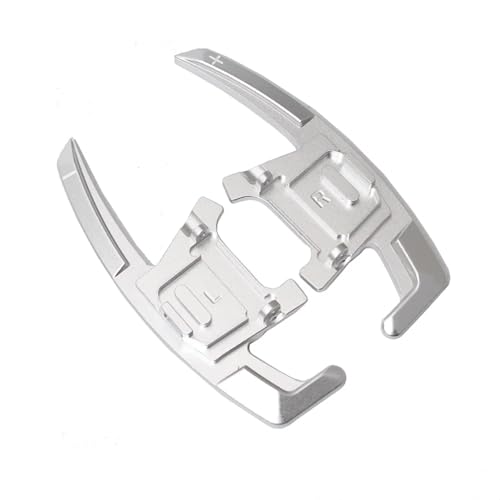 XVMKFCF Schaltwippen Kompatibel Mit Vw Für Polo Für Gti 2019 2X Paddles Shifter Extension Ersatz Lenkrad Shift Paddle Shifter(Silver) von XVMKFCF