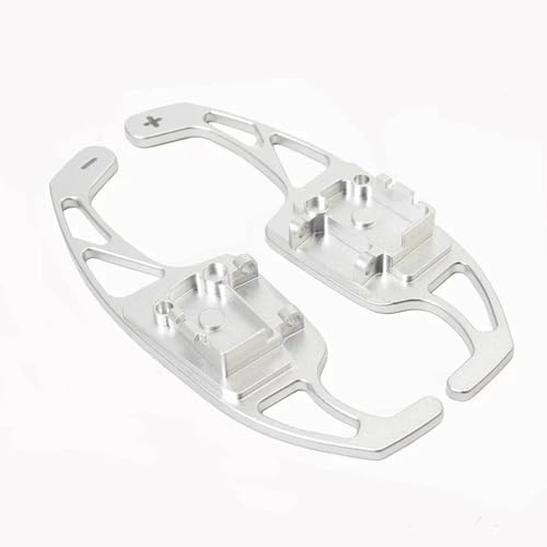 XVMKFCF Schaltwippen Kompatibel Mit Vw Für Sharan 2012 2013 2014 2015 2016 Auto Paddle Shifter Extender Lenkrad Paddle Extension Shift Cover(Silver) von XVMKFCF