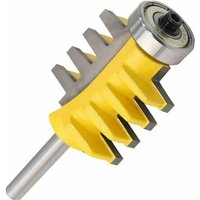(8 x 20 x 24 mm) Umkehrbarer Fugenfräser, 8-mm-Schaftschiene, Leimfräser, konischer Zapfenschneider, Holzbearbeitungswerkzeuge von XVX