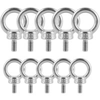 12 Stück Ring – M3 304 Edelstahl-Ringschrauben, einschraubbare Ringschrauben für technische Hebegeräte von XVX