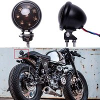 XVX - 12 v Motorrad-Rücklicht, geräucherte LED-Bremsleuchte für Street Bike, Chopper, Bobber, Cafe Racer, Cruiser. XVX - 12 v Motorrad-Rücklicht, geräucherte LED-Bremsleuchte für Street Bike, Chopper, Bobber, Cafe Racer, Cruiser. von XVX