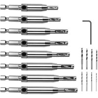 XVX - 16 stücke Tür Scharnier Bohrer Bits Professionelle diy Präzise Bohren Bits von XVX