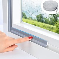 236 Zoll/6 m Schalldichter Fensterdichtungs-Zugluftstopper, Selbstklebender Fensterdichtungsstreifen aus PU-Schaum, Staubschutz und Windschutz für 236 Zoll/6 m Schalldichter Fensterdichtungs-Zugluftstopper, Selbstklebender Fensterdichtungsstreifen aus PU-Schaum, Staubschutz und Windschutz für von XVX