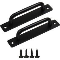 2er-Pack Aluminium-Schiebetürgriffe für Kleiderschranktüren, Balkontürgriff mit Schrauben, für Schranktüren (210 x 25 mm) von XVX