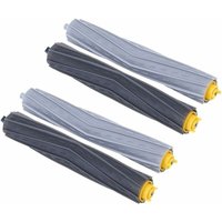 2er-Pack Gummibürsten-Set für Roboterstaubsauger der Serien iRobot 800 und 900, Ersatz-Rollenbürste für Roomba 850 860 861 866 870 880 890 960 980 XVX von XVX