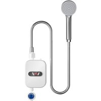 3500W LED-Durchlauferhitzer, Mini-Durchlauferhitzer, 220V elektrischer Durchlauferhitzer, mit Digitalanzeige, IPX4 elektrischer Warmwasserbereiter, von XVX