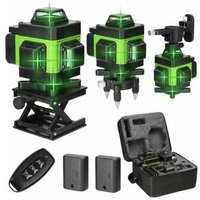 4D Selbstnivellierender Laser Level 16 Linien 3° USB Wiederaufladbare Lithiumbatterie mit Horizontalen Vertikalen Neigungslinien - Grün 4D Selbstnivellierender Laser Level 16 Linien 3° USB Wiederaufladbare Lithiumbatterie mit Horizontalen Vertikalen Neigungslinien - Grün von XVX