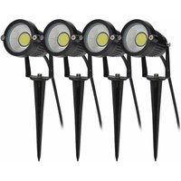 4PCS Außenbeleuchtung COB 5W 220V IP65 Wasserdicht Einstellbare Flutlicht Spot LED Gartenlampe 4PCS Außenbeleuchtung COB 5W 220V IP65 Wasserdicht Einstellbare Flutlicht Spot LED Gartenlampe von XVX