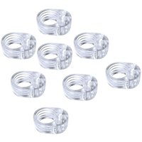 XVX - 8er Set Türgriffschoner - Silikon Türgriff - pvc Türgriff - ungiftig transparenter Türgriff - Wandschutz - Fenstergriff XVX - 8er Set Türgriffschoner - Silikon Türgriff - pvc Türgriff - ungiftig transparenter Türgriff - Wandschutz - Fenstergriff von XVX