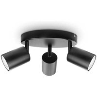 Blendfreie LED-Deckenleuchte für den Heimwerker – weißes Licht, 3 helle schwarze Strahler für Flur, Schlafzimmer und Wohnzimmer Blendfreie LED-Deckenleuchte für den Heimwerker – weißes Licht, 3 helle schwarze Strahler für Flur, Schlafzimmer und Wohnzimmer von XVX