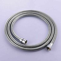 XVX - Brauseschlauch 1,5 m Chrom Brauseschlauch Brauseschläuche Edelstahloptik verdrehsicherer Brauseschlauch für Handbrause. FHA018 von XVX