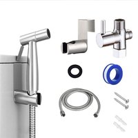 XVX - Duschset wc Thermostatmischer Duschkopf mit Handbrause für Intimhygiene Verbrühungsschutz aus verchromtem Messing Duschset Bidet wc Bidet Dusche XVX - Duschset wc Thermostatmischer Duschkopf mit Handbrause für Intimhygiene Verbrühungsschutz aus verchromtem Messing Duschset Bidet wc Bidet Dusche von XVX
