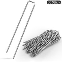 Erdnägel - 50 Stück - Stahl ø 2,7 mm Flachkopf - Sardinen Erdnägel Gartenzelt 50 Stück von XVX