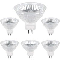 Halogenlampe GU5.3 35 w 12 v, 680 lm Warmweiß 2700 k dimmbar, MR16-Halogen-Spot-Glühbirne, 6er-Pack von XVX