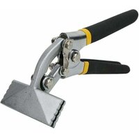 Hand-Blechbiegezange, manuelles Blechbiegewerkzeug, Crimpzange mit rutschfestem Griff, gerade Biegezange, robuster Ganzstahl, 45 Stahlbiegezange von XVX