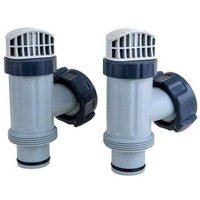 Intex oberirdisches Kolbenventil, 2er-Pack, mit Dichtung und Mutter, für große Pools - XVX von XVX