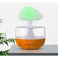 J026 400 ml 10 W Regentropfen-Luftbefeuchter Kapazität Aromatherapie-Maschine USB Typ-C Wolken-Luftbefeuchter Leise bunte von XVX