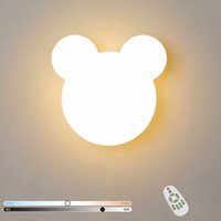 Kinderzimmer Wandleuchte Dimmbar 12W LED Wandlampe mit Fernbedienung Kinder Nachttischlampe LED Nachtlicht Kinder Nachtlampe Niedlich Kinderzimmer Wandleuchte Dimmbar 12W LED Wandlampe mit Fernbedienung Kinder Nachttischlampe LED Nachtlicht Kinder Nachtlampe Niedlich von XVX