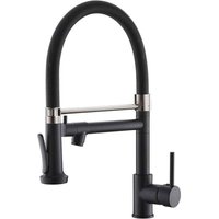 Rubinetto da cucina Rubinetto da cucina con spruzzatore Rubinetto per lavello da cucina Rubinetto da cucina con spruzzatore Nero opaco Rubinetto da cucina Rubinetto da cucina con spruzzatore Rubinetto per lavello da cucina Rubinetto da cucina con spruzzatore Nero opaco von XVX