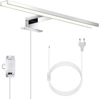 Led Spiegelleuchte, Schrankleuchte, Bad Wandleuchte, neutralweißes Licht 4000 Kelvin, 5W, 650lm, IP44, Breite 300mm, chrom Led Spiegelleuchte, Schrankleuchte, Bad Wandleuchte, neutralweißes Licht 4000 Kelvin, 5W, 650lm, IP44, Breite 300mm, chrom von XVX