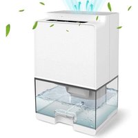 LaBlanc 1000 ml Luftentfeuchter, leiser elektrischer Luftentfeuchter für Räume bis zu 20 m², tragbarer LED-Feuchtigkeitsabsorber, automatische von XVX