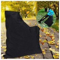 Laubsauger-Fangbeutel aus Polyester, Laubsauger-Häcksler-Fangbeutel mit Reißverschluss und Kordelzug für Staubsauger und Laubbläser von XVX