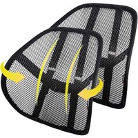 Lendenwirbelstütze (2er-Pack) mit atmungsaktivem Netzgewebe für Auto- und Bürostühle von XVX