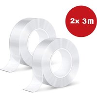Nano Tape - Work - 2 x 3 Meter lang - 3 cm breit - Extra starkes doppelseitiges Klebeband - Wasserfest - Wiederverwendbar Nano Tape - Work - 2 x 3 Meter lang - 3 cm breit - Extra starkes doppelseitiges Klebeband - Wasserfest - Wiederverwendbar von XVX