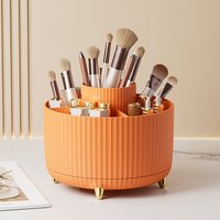 XVX - Oranger 360° drehbarer Schreibtisch-Organizer, Aufbewahrungsbox Kosmetik Multifunktional, Schreibtisch-Organizer, Stiftehalter, Multifunktion, XVX - Oranger 360° drehbarer Schreibtisch-Organizer, Aufbewahrungsbox Kosmetik Multifunktional, Schreibtisch-Organizer, Stiftehalter, Multifunktion, von XVX