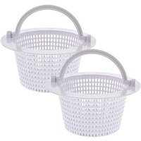 Pool-Skimmer-Ersatzkorb mit Griff, 2er-Pack – durch die Wand gehende Skimmerkörbe für oberirdische Pools von XVX