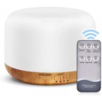 Premium-Diffusor für ätherische Öle (300 ml) mit Fernbedienung, 5-in-1-Ultraschall-Luftbefeuchter, Timer und automatischer Abschaltfunktion. von XVX