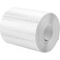 Reflektorband – Weiß – 5 cm x 300 cm – Reflektorband – Selbstklebend – Reflektorband – Reflektorrolle von XVX