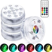 Rf Tauchlicht, LED-Poollicht mit Magnet, wasserdicht IP68, 7 Farben - XVX von XVX