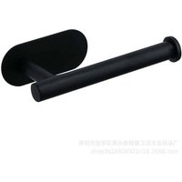 Selbstklebender Toilettenpapierhalter, Toilettenpapierhalter aus Edelstahl, Toilettenpapierhalter für Bad und Küche, ohne Bohren – Schwarz Selbstklebender Toilettenpapierhalter, Toilettenpapierhalter aus Edelstahl, Toilettenpapierhalter für Bad und Küche, ohne Bohren – Schwarz von XVX