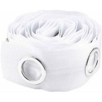 Senband für Gardinen, Ösenband, Ösenband, Faltenhaken, Gardinenzubehör, 5 m, Weiß, blow von XVX