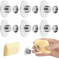 Set mit 6 magnetischen Seifenschalen mit Saugnäpfen, konzipiert für die Verwendung ohne Bohren. Diese magnetischen Seifenschalen eignen sich für Set mit 6 magnetischen Seifenschalen mit Saugnäpfen, konzipiert für die Verwendung ohne Bohren. Diese magnetischen Seifenschalen eignen sich für von XVX