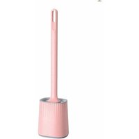 Silikon-Toilettenbürste, rosa Toilettenbürsten und Halter für Badezimmer, schnell trocknende TPR-Toilettenbürste Silikon-Toilettenbürste, rosa Toilettenbürsten und Halter für Badezimmer, schnell trocknende TPR-Toilettenbürste von XVX