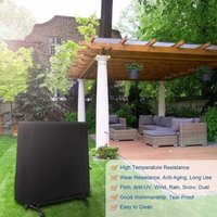 Tischtennis-Tischabdeckung, Oxford 420D, wasserdicht, UV-beständig, staubdicht, Schutzhülle für drinnen und draußen, 185 x 70 x 165 cm Tischtennis-Tischabdeckung, Oxford 420D, wasserdicht, UV-beständig, staubdicht, Schutzhülle für drinnen und draußen, 185 x 70 x 165 cm von XVX