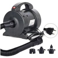 XVX - Tragbare 1600 w Elektropumpe Luftmatratze Schnellaufblaspumpe Elektrische Luftpumpe Inflator Deflator mit 2 Düsen für Luftbett-Floßboote von XVX