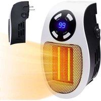 Tragbare elektrische Mini-Waschmaschine mit Ventilator, 500 W Smart-Wandkopf mit einstellbarem Thermostat, Timer und LED-Blende, kleiner Tragbare elektrische Mini-Waschmaschine mit Ventilator, 500 W Smart-Wandkopf mit einstellbarem Thermostat, Timer und LED-Blende, kleiner von XVX
