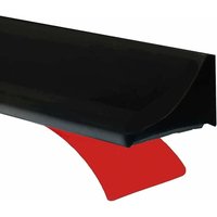 XVX - Tür- und Duschwandbefestigung, 2 m schwarze Duschbarriere und Silikon-Rückhaltesystem, selbstklebende Duschschwelle aus Gummi mit von XVX