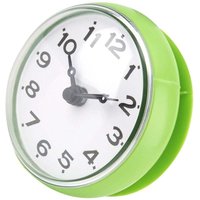Wasserdicht Saugnapf Wanduhr Fenster Spiegel Badewanne Dusche Badezimmer Zubehör Grün von XVX