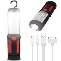 Wiederaufladbare LED-Arbeitsleuchte mit magnetischer Taschenlampe – 1 Packung Wiederaufladbare LED-Arbeitsleuchte mit magnetischer Taschenlampe – 1 Packung von XVX