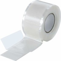 XVX - 1 Stück selbstverschmelzendes Silikonband (selbstverschweißend, 25 mm x 3 m breit, weiß, selbstvulkanisierend), Isolierband und Dichtungsband von XVX