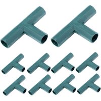 XVX - 10 stücke Garten Rahmen Ecke Verbinder 16mm 3-Weg Innen Flache Ecke Verbinder XVX - 10 stücke Garten Rahmen Ecke Verbinder 16mm 3-Weg Innen Flache Ecke Verbinder von XVX