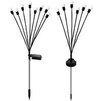 XVX - 2er-Pack Solar-Glühwürmchen-Lichter, 6 LEDs, wasserdicht, Sternenlichter für Garten, Wege, Landschaften, Außenbereich, warmes Licht XVX - 2er-Pack Solar-Glühwürmchen-Lichter, 6 LEDs, wasserdicht, Sternenlichter für Garten, Wege, Landschaften, Außenbereich, warmes Licht von XVX